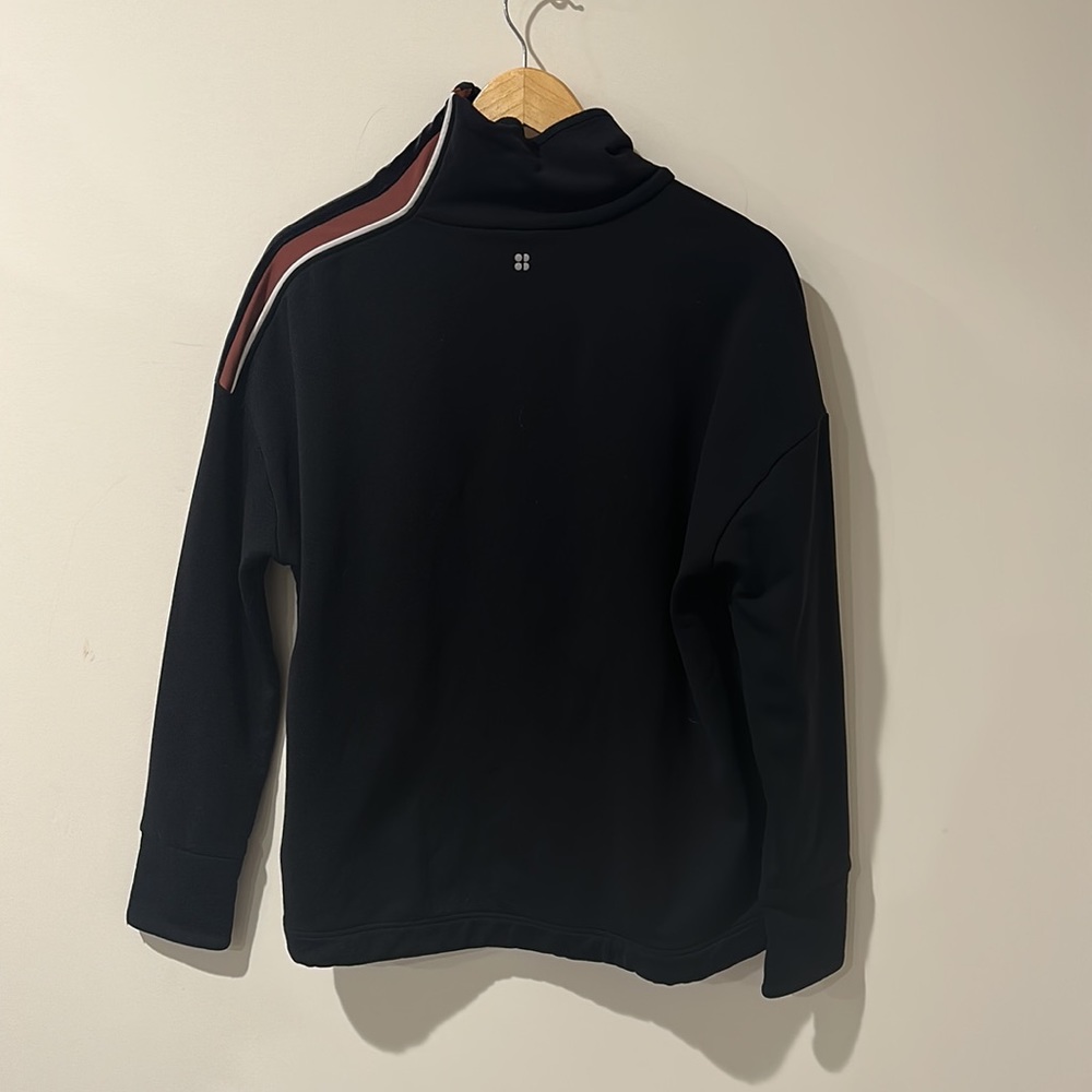 • Sweaty Betty • Freedom Athletic Thermal Black with Velvet Stripe Small Women’s - Picture 7 of 7